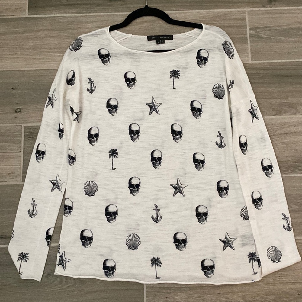 COPY - Skull Cashmere Cotton Sweater